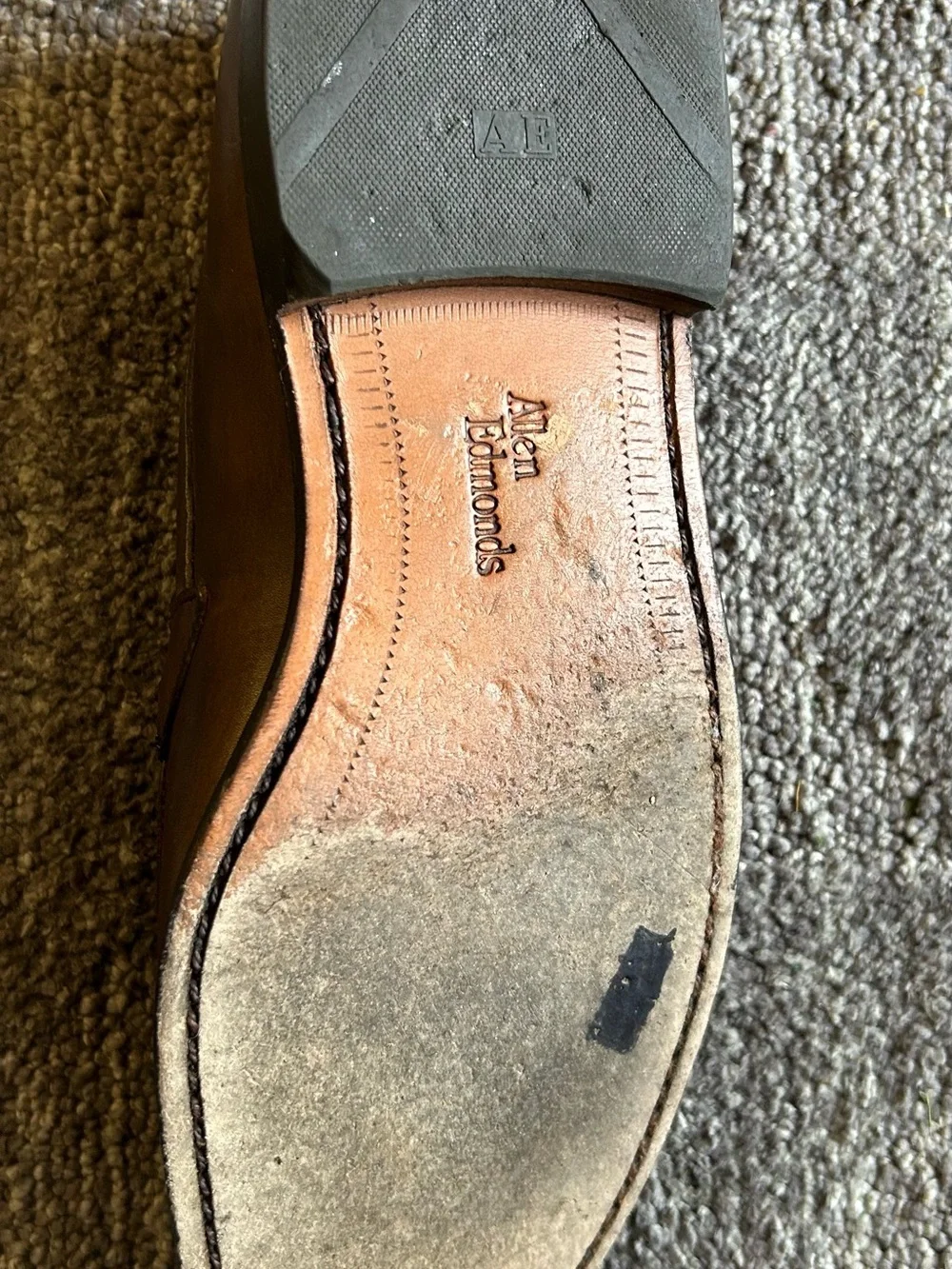Allen Edmond’s Men's Leather Bit Loafers in Brown